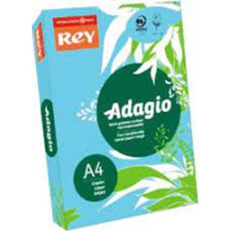 Χαρτί εκτύπωσης Adagio A4 80gr 500 φύλλα bright turquoise